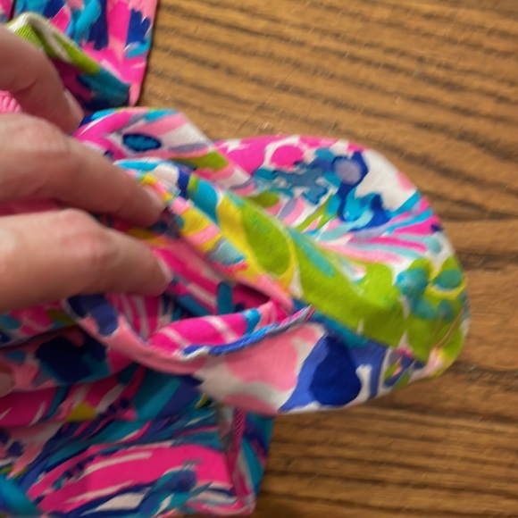 Lilly Pulitzer Girls Multi Gumbo Limbo Leonie Romper in Large (8-10) NWOT - Picture 10 of 10